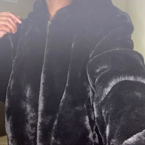 Faux Fur Hooded Jacket